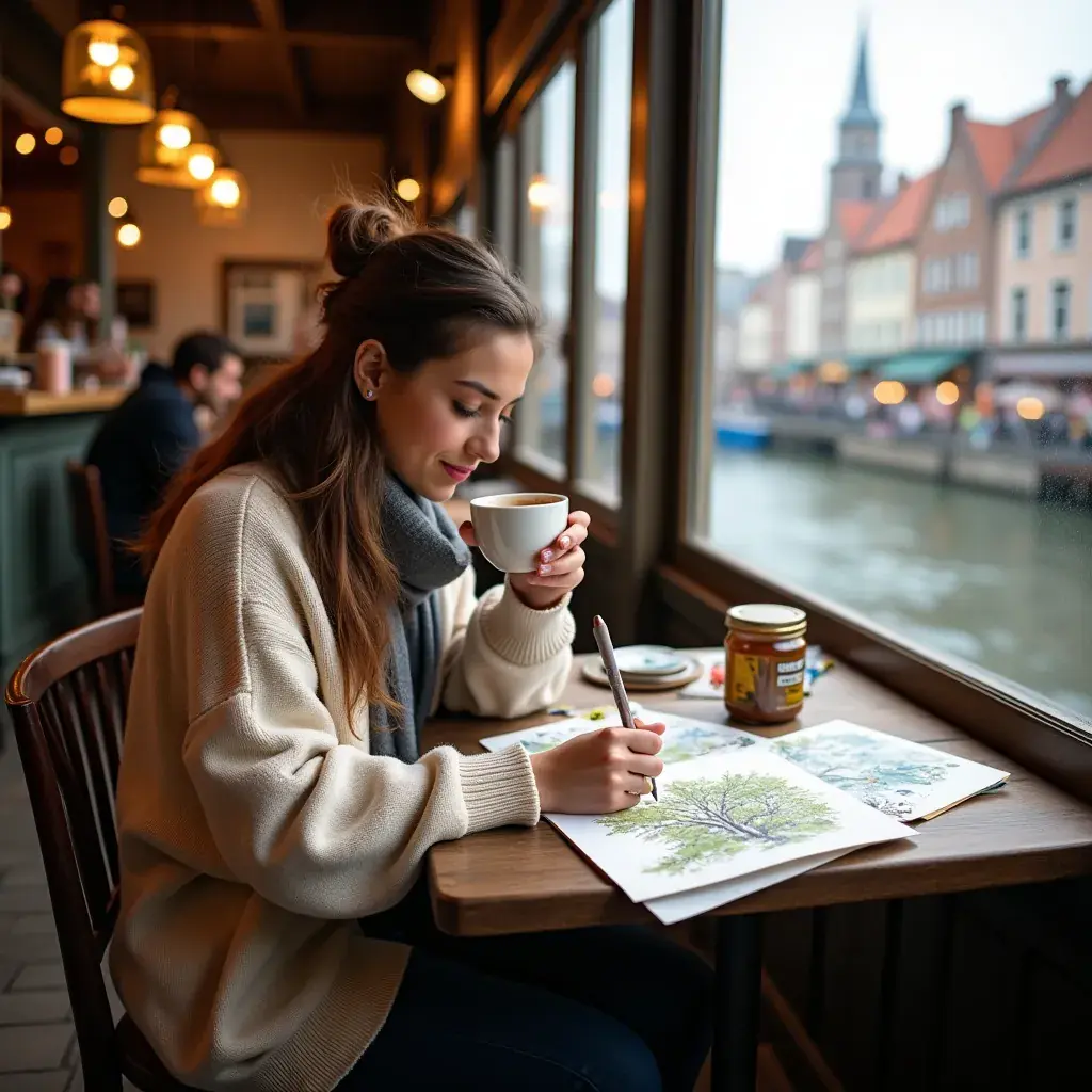Feuilles de thé séchées et fleurs dans un bol en céramique, prêtes à infuser.