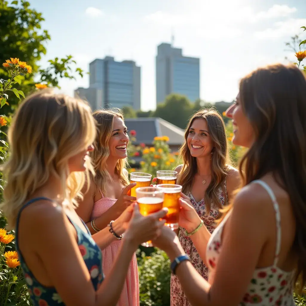 Éléments naturels tels que la menthe et la camomille présentés dans un jardin.
